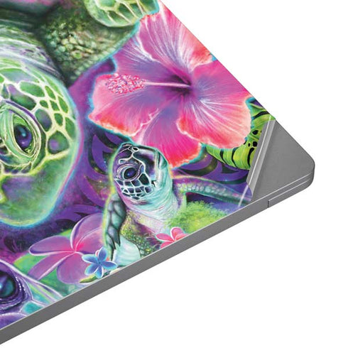 Rainbow Sea Turtles by Sheena Pike Universal Laptop 16in (13 x 9.4in) Skin
